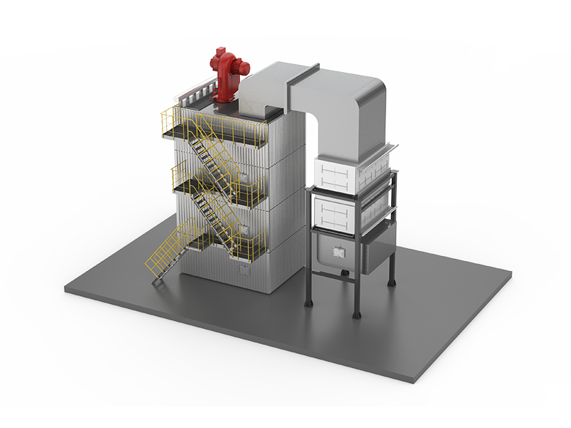 QXS Series Angle Tube Hot Water Boiler